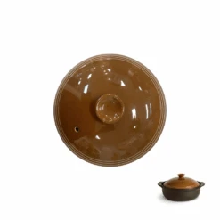 Tamaki Replacement Lid For Donabe Japanese Clay Pot -The Custom Chef Shop Japanese Clay Pot Replacement Lid Saji Size 9