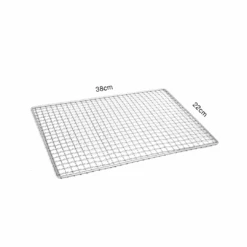 The Custom Chef Shop -The Custom Chef Shop Konro grill stainless steel mesh 38cm 1