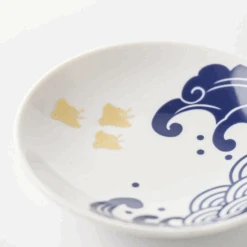 Marusan Kondo Marusan Kondo Wave & Plover Side Plate (9.5cm) -The Custom Chef Shop Marusan Kondo Wave Plover Side Plate 9cm 2