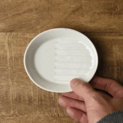 Touga Mino Yaki Japanese Soy Sauce Plate -The Custom Chef Shop Mino Yaki Japanese Soy Sauce Plate 10cm 1