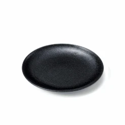 Touga Mino Yaki Konohiki Black Dinner Plate (24cm)