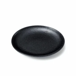 Touga Mino Yaki Konohiki Black Serving Plate (28cm)