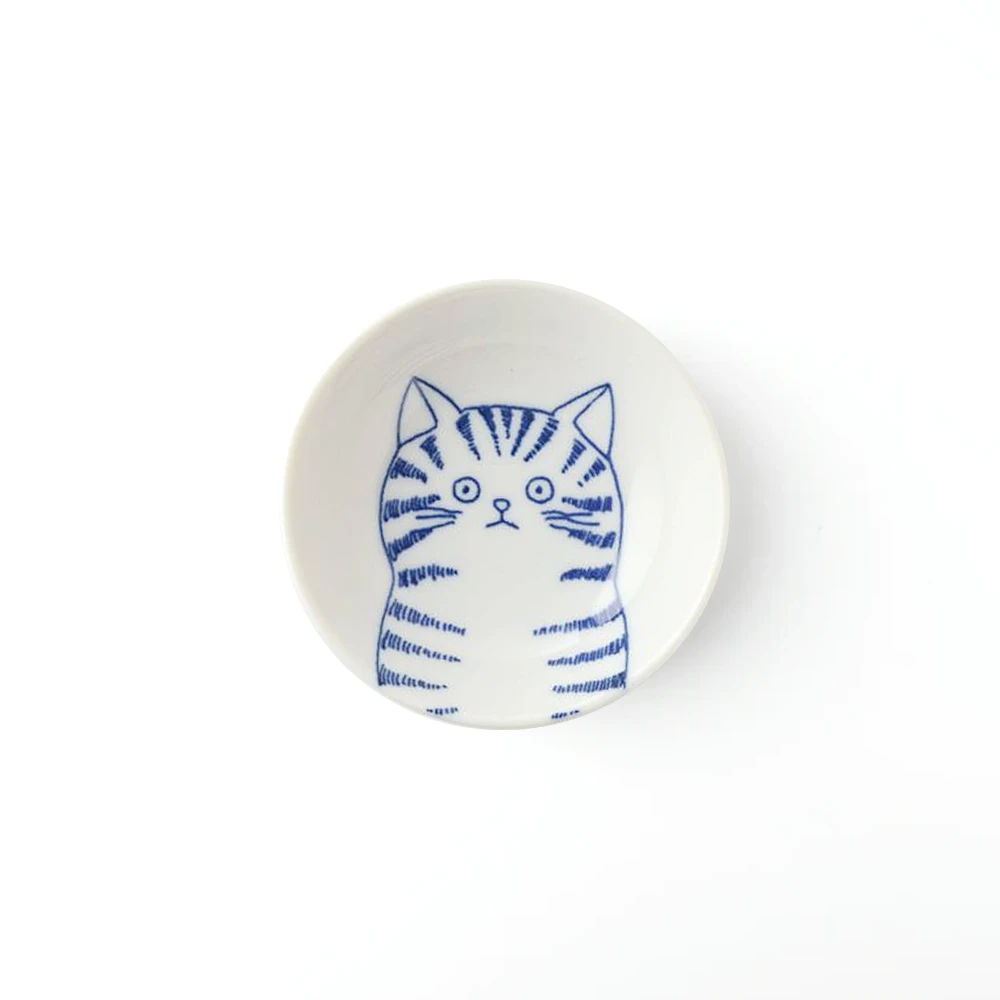 Toki Yamaman Shichita Mino Yaki Cat Dora Side Bowl (9cm) 3 Toki Yamaman Shichita Mino Yaki Cat Dora Side Bowl (9cm)