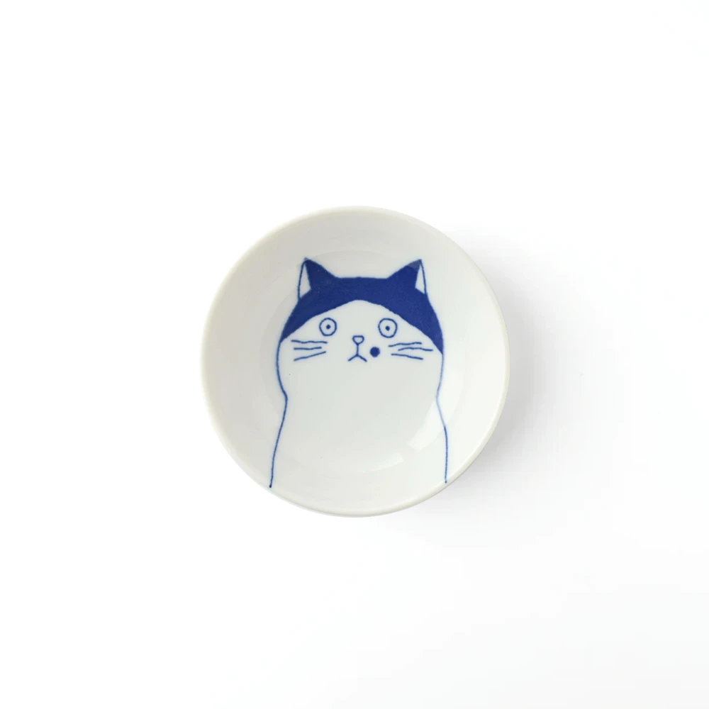 Toki Yamaman Shichita Mino Yaki Cat Nora Side Bowl (9cm) 3 Toki Yamaman Shichita Mino Yaki Cat Nora Side Bowl (9cm)