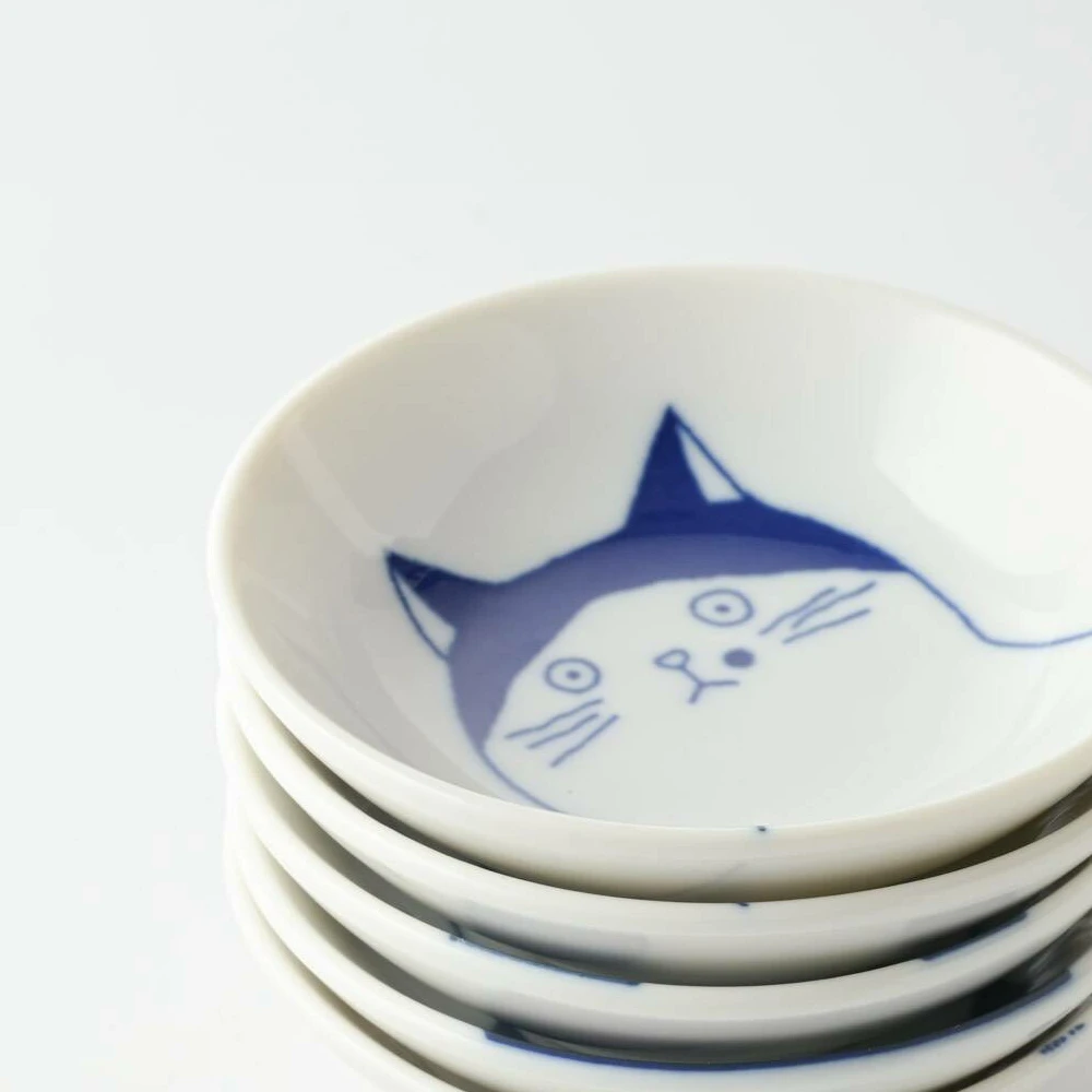 Toki Yamaman Shichita Mino Yaki Cat Nora Side Bowl (9cm) 6 Toki Yamaman Shichita Mino Yaki Cat Nora Side Bowl (9cm) - Image 4