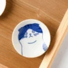 Toki Yamaman Shichita Mino Yaki Cat Scottish Mini Side Plate (8cm)