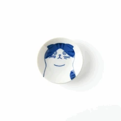 Toki Yamaman Shichita Mino Yaki Cat 5-Piece Mini Plate Set (8cm) 21 Toki Yamaman Shichita Mino Yaki Cat 5-Piece Mini Plate Set (8cm) -The Custom Chef Shop Mino Yaki Neko Scottish Cat Side Plate 8cm v2