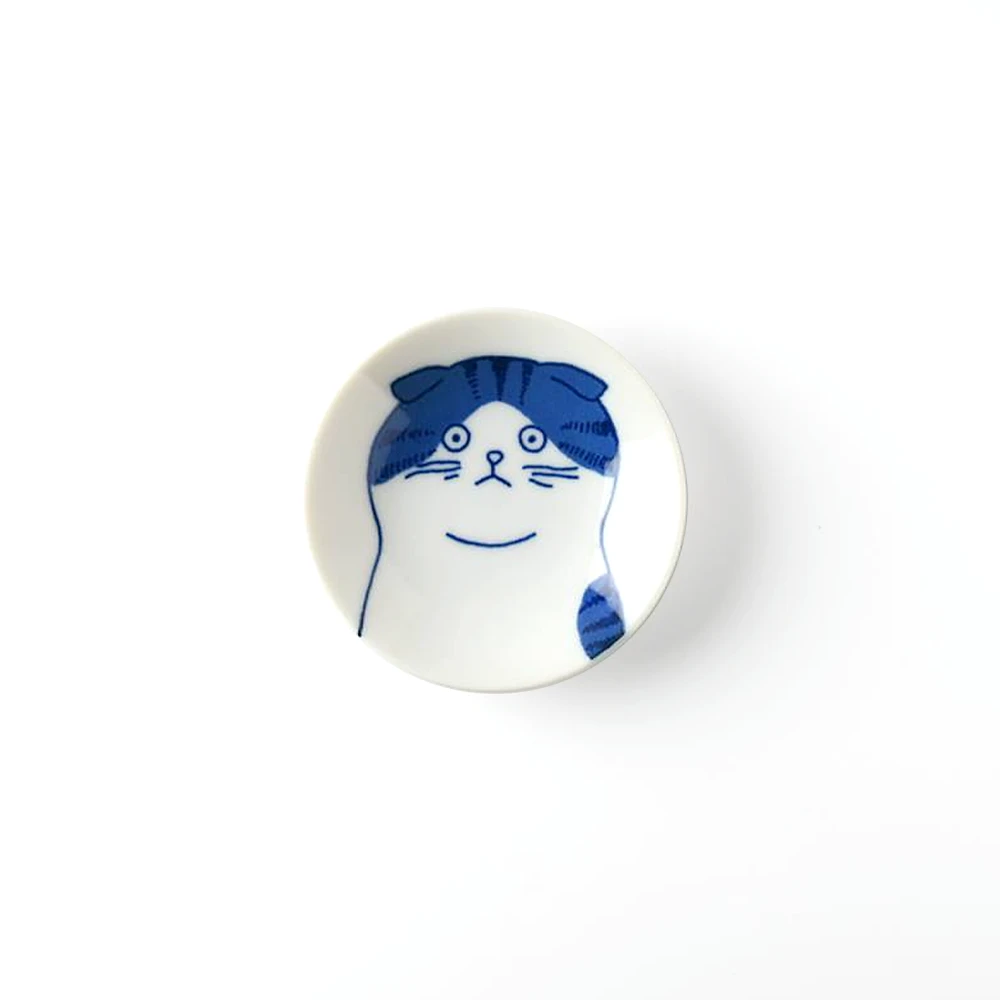 Toki Yamaman Shichita Mino Yaki Cat 5-Piece Mini Plate Set (8cm) 11 Toki Yamaman Shichita Mino Yaki Cat 5-Piece Mini Plate Set (8cm) - Image 9