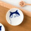 Toki Yamaman Shichita Mino Yaki Cat Nora Mini Side Plate (8cm) 1 Toki Yamaman Shichita Mino Yaki Cat Nora Mini Side Plate (8cm) -The Custom Chef Shop Mino Yaki Neko Shichita Cat Side Plate 8cm 1