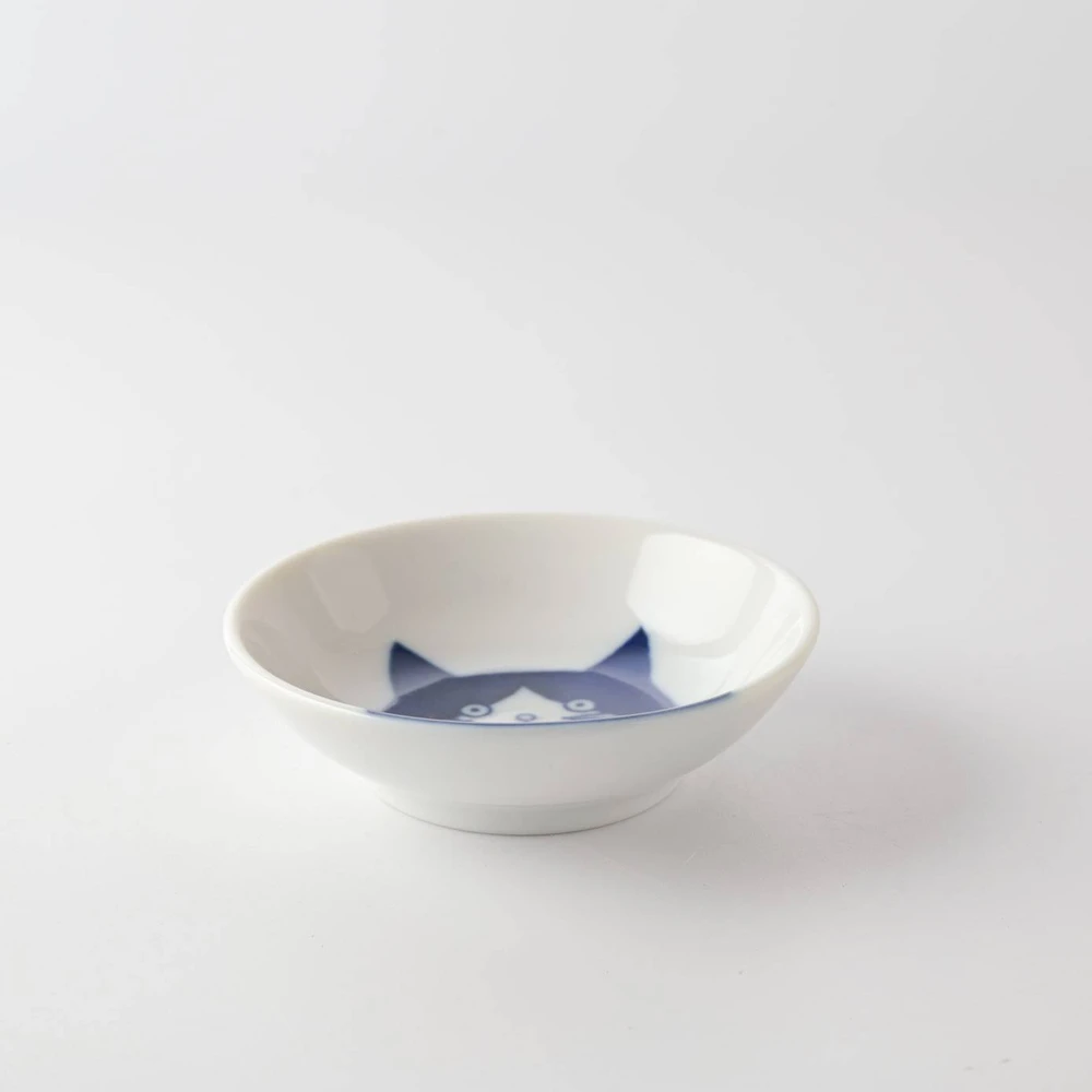 Toki Yamaman Shichita Mino Yaki Cat Tama Side Bowl (9cm) 5 Toki Yamaman Shichita Mino Yaki Cat Tama Side Bowl (9cm) - Image 3