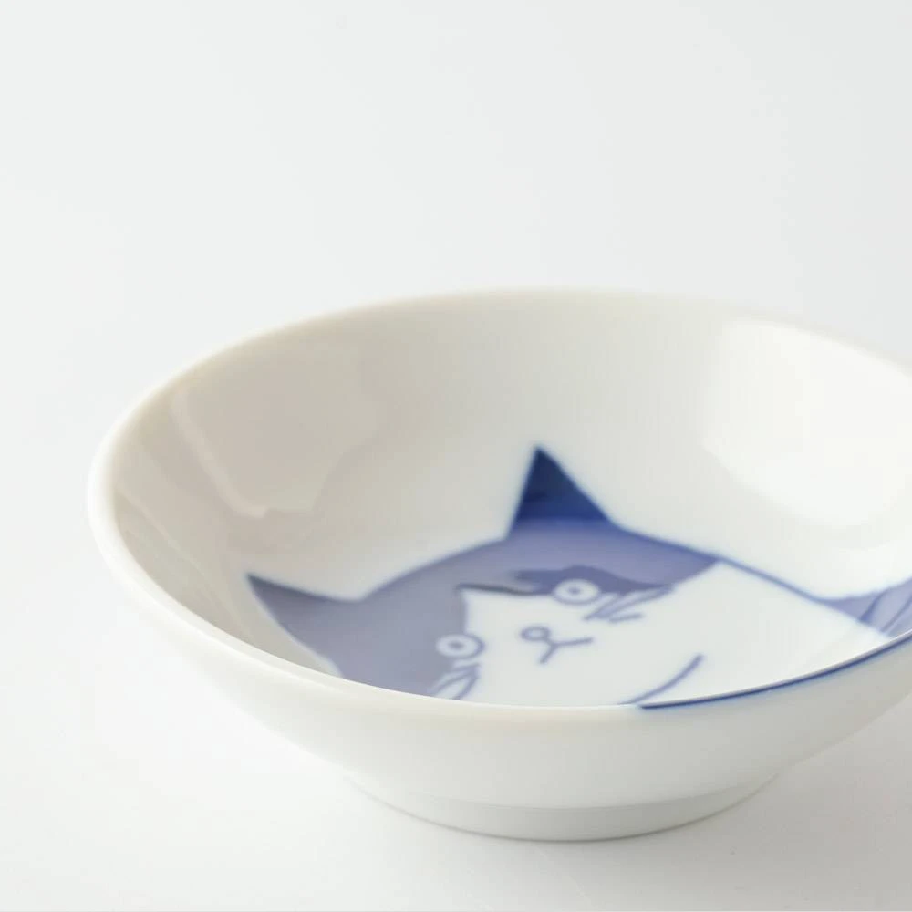 Toki Yamaman Shichita Mino Yaki Cat Tama Side Bowl (9cm) 4 Toki Yamaman Shichita Mino Yaki Cat Tama Side Bowl (9cm) - Image 2