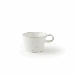 Miyama Miyama Bico Series Speckled Sta-Mug - White