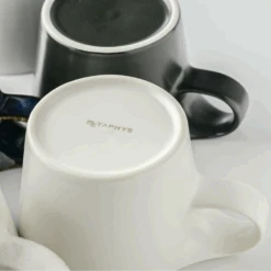 Miyama Miyama Bico Series Teapot And Sta-Mug Set -The Custom Chef Shop Miyama Metaphys Stamug White 3 1
