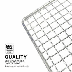 My Cookware Australia® Reusable Konro Grill Mesh - Small 27cm (Buy 3 Get 1 Free) -The Custom Chef Shop MyCookware Grill BBQ Mesh 28cm