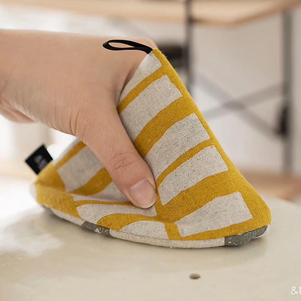 &NE &NE Japanese Pot Holder - Yellow 4 &NE &NE Japanese Pot Holder - Yellow - Image 2