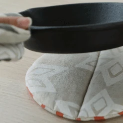 &NE &NE Manmaru Pot Holder & Table Mat - Black 12 &NE &NE Manmaru Pot Holder & Table Mat - Black -The Custom Chef Shop NE Manmaru Pot Holder Table Mat Black 4