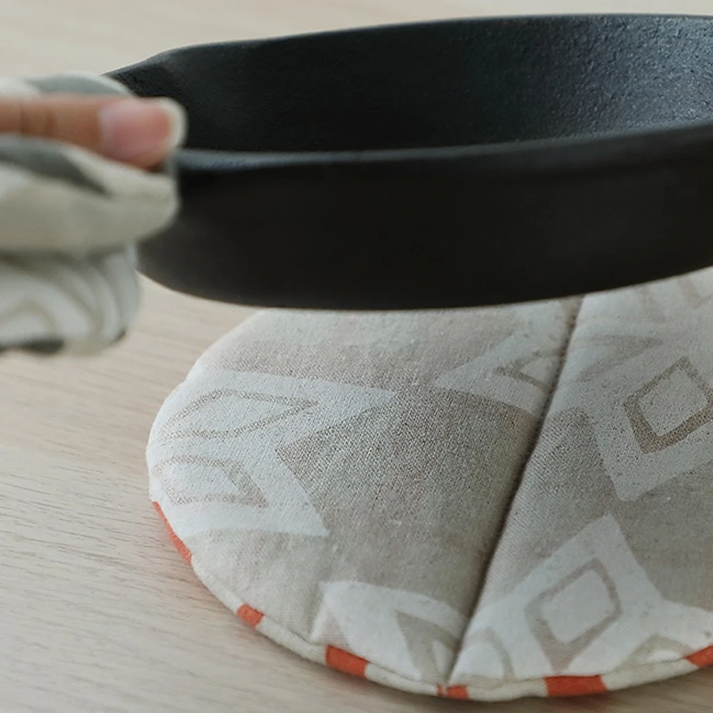 &NE &NE Manmaru Pot Holder & Table Mat - Black 7 &NE &NE Manmaru Pot Holder & Table Mat - Black - Image 5