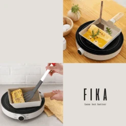 Neoflam Neoflam Fika Ceramic Nonstick Induction Omelette Pan - 18cm 13 Neoflam Neoflam Fika Ceramic Nonstick Induction Omelette Pan - 18cm -The Custom Chef Shop Neoflam Fika Ceramic Nonstick Induction Omelette Pan 05