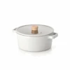 Neoflam Neoflam Fika Ceramic Nonstick Induction Pot With Lid - 24cm (3.8L) -The Custom Chef Shop Neoflam Fika Ceramic Nonstick Induction Pot 24cm