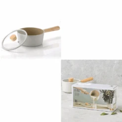 Neoflam Neoflam Fika Ceramic Nonstick Induction Saucepan - 18cm (1.6L) -The Custom Chef Shop Neoflam Fika Ceramic Nonstick Induction Saucepan 18cm 07