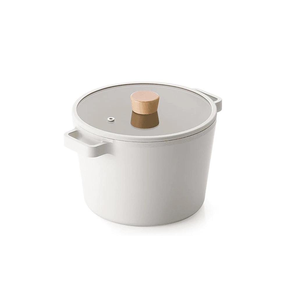 Neoflam Neoflam Fika Ceramic Nonstick Induction Stock Pot With Lid - 22cm (4.7L) 4 Neoflam Neoflam Fika Ceramic Nonstick Induction Stock Pot With Lid - 22cm (4.7L) - Image 2