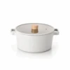 Neoflam Neoflam Fika Ceramic Nonstick Induction Stock Pot With Lid - 26cm (5.4L) -The Custom Chef Shop Neoflam Fika Ceramic Nonstick Induction Stock Pot 26cm