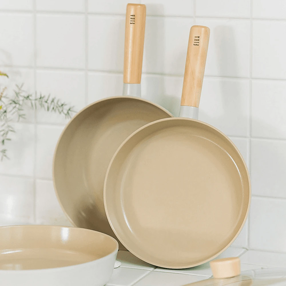 Neoflam Neoflam Fika 4-Piece Ceramic Nonstick Induction Wok & Frypan Set 9 Neoflam Neoflam Fika 4-Piece Ceramic Nonstick Induction Wok & Frypan Set - Image 7