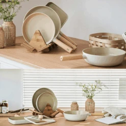 Neoflam Neoflam Fika Ceramic Nonstick Induction Frypan Set - 24cm & 28cm 15 Neoflam Neoflam Fika Ceramic Nonstick Induction Frypan Set - 24cm & 28cm -The Custom Chef Shop Neoflam Fika 4 Piece Ceramic Nonstick Induction Wok Fraypan Set 7 1