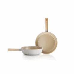 Neoflam Neoflam Fika Ceramic Nonstick Induction Wok & Frypan Set