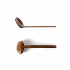 Nippan Nippan Wooden Soup Ladle - 21cm -The Custom Chef Shop Nippan Lacquerware Ladle 21cm 3