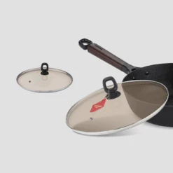 Happycall Happycall Noire Series Glass Lid - 26cm -The Custom Chef Shop Norie Lid 26cm 1