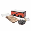 Mikawa Mikawa Kamejima Konro Grill / Hibachi Grill Starter Set (4-6 People) - Red