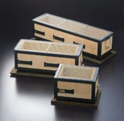 Okunoto Okunoto Japanese Konro Grill - Medium 54cm Starter Set (5-10 People) -The Custom Chef Shop OkunotoJapaneseKonroGrill Medium54cmStarterSet 4 8People v7 1