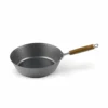 Pearl Life Pearl Life Hammered Style Nitrided Carbon Steel Induction Wok - 28cm -The Custom Chef Shop Pearl Life hammered style 28cm carbon steel wok with two handles v3