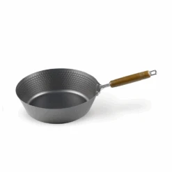 Pearl Life Pearl Life Hammered Style Nitrided Carbon Steel Induction Wok - 28cm