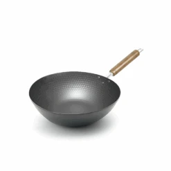 Pearl Life Pearl Life Hammered Style Nitrided Carbon Steel Induction Wok - 30cm