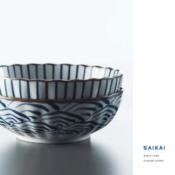 Saikai Hasami Saikai Hasami Yaki Classic Blue Japanese Bowls - Set Of 2 -The Custom Chef Shop Saikai Hasami Yaki Classic Blue Japanese Bowls Set 08