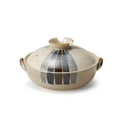 Saji Saji Icchin Tokusa Donabe Japanese Clay Pot 28cm (Size 9) - Made In Japan