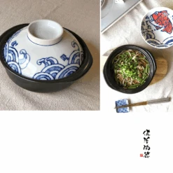 Saji Saji Tairyoumaru Mini Donabe Japanese Clay Pot 18.5cm - Made In Japan -The Custom Chef Shop Saji Tairyoumaru Mini DonabeJapanese Clay Pot 4