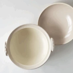 Santo Santo Plum Blossom Donabe Japanese Clay Pot 29cm (Size 9) - Made In Japan -The Custom Chef Shop Santo Plum Blossom Donabe Japanese Clay Pot 1 1