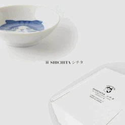Toki Yamaman Shichita Mino Yaki Cat 5-Piece Side Bowl Set (9cm) -The Custom Chef Shop Shichita Mino Yaki Cat 5 Piece Mini Bowl Set 12