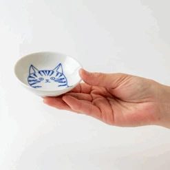 Toki Yamaman Shichita Mino Yaki Cat Dora Mini Side Plate (8cm) 10 Toki Yamaman Shichita Mino Yaki Cat Dora Mini Side Plate (8cm) -The Custom Chef Shop Shichita Mino Yaki Cat Dora Side Plate 8cm 2