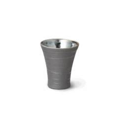 Touga Shigaraki Yaki Shime Black Glazed Cup