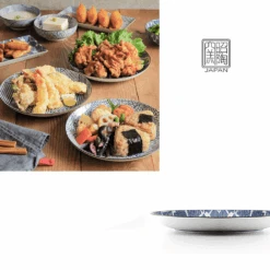 Showa Seito Showa Seito Hishi Classic Blue And White Porcelain Dinner Plate (21cm) -The Custom Chef Shop Showa Seito Hishi Blue White Porcelain Dinner Plate 02