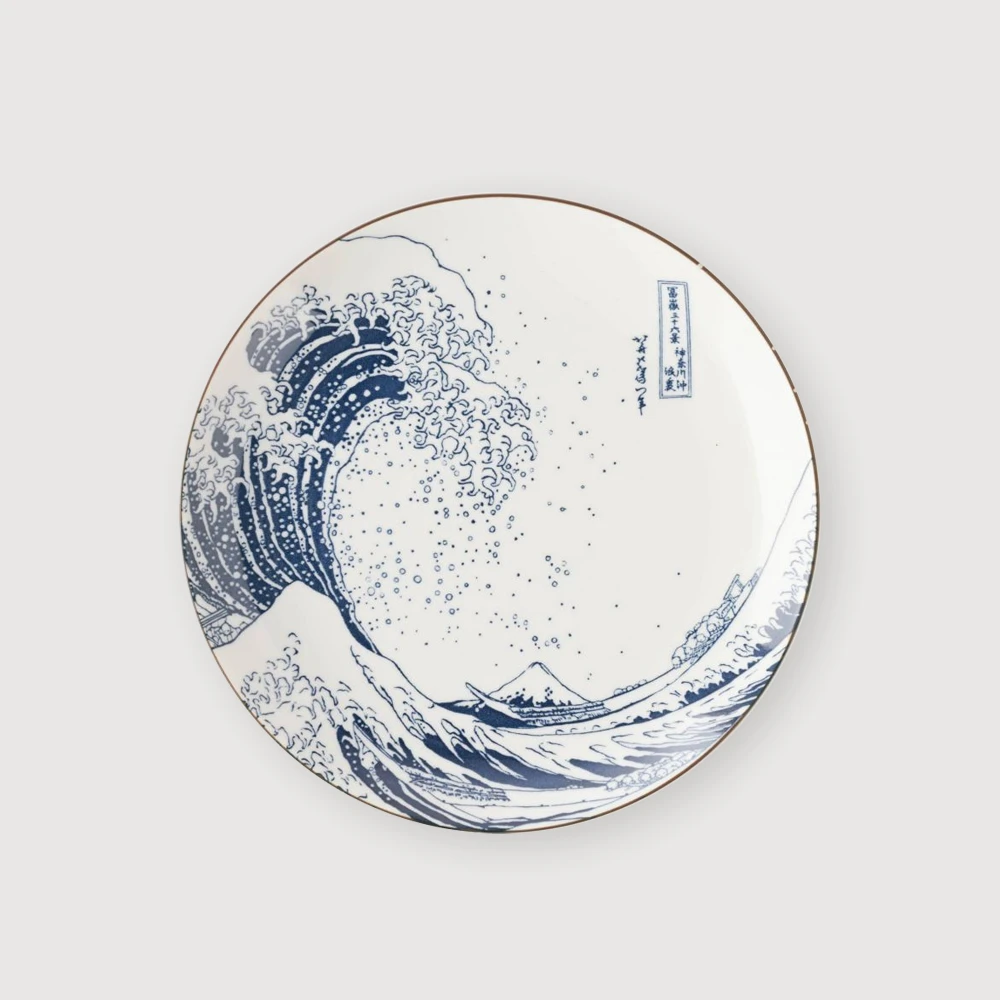 Showa Seito Showa Seito The Great Wave Dinner Plate (25cm) 4 Showa Seito Showa Seito The Great Wave Dinner Plate (25cm) - Image 2