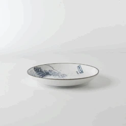 Showa Seito Showa Seito The Great Wave Plate (15.5cm) -The Custom Chef Shop Showa Seito The Great Wave Japanese Plate 15.5cm 1