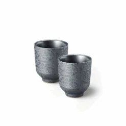 Touga Silver Crest Tang Grass Sake Cup 90ml - Set Of 2