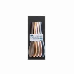 Sunlife Sunlife Antibacterial Spoon Set (Pack Of 5 Pairs - Pastel Colours)