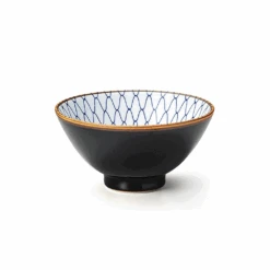 Sagon Toki Tenmoku Ami Japanese Donburi Bowl (15cm)