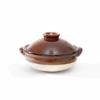 Tojiki Tonya Tojiki Tonya Ancient Iga Donabe Japanese Clay Pot 25cm (Size 8) Brown -The Custom Chef Shop Tojiki Tonya Ancient Iga Donabe Clay Pot Size 8 Brown